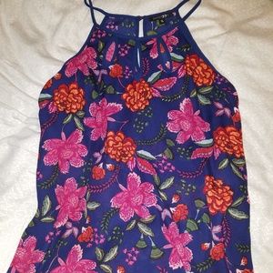 Papermoon Navy Floral Tank